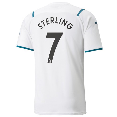 Manchester City Dres Raheem Sterling 7 Gostujući 2021/22 Kratkih Rukava Manchester City Dres Raheem Sterling 7 Gostujući 2021/22 Kratkih Rukava
